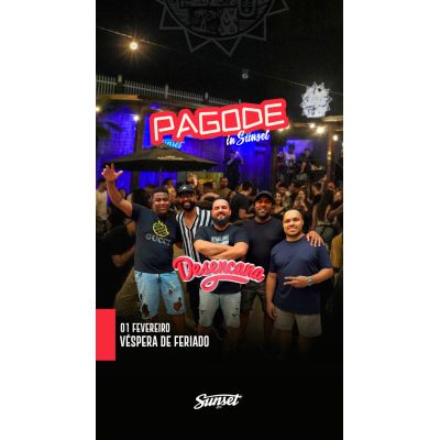 Pagode in Sunset com grupo Desencana - 01/02