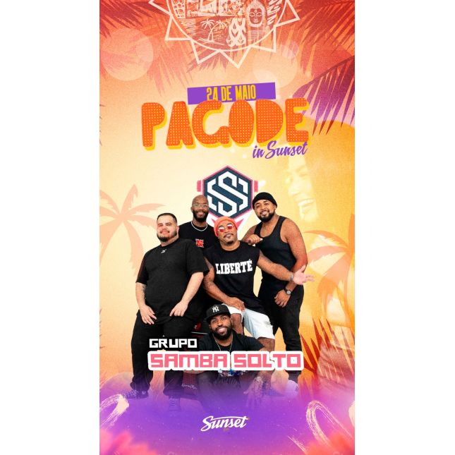 Pagode com o Grupo Samba Solto (24/05)