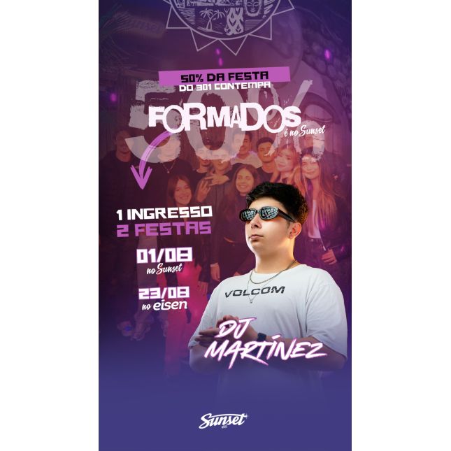 50% Formados - 301 do Contempa