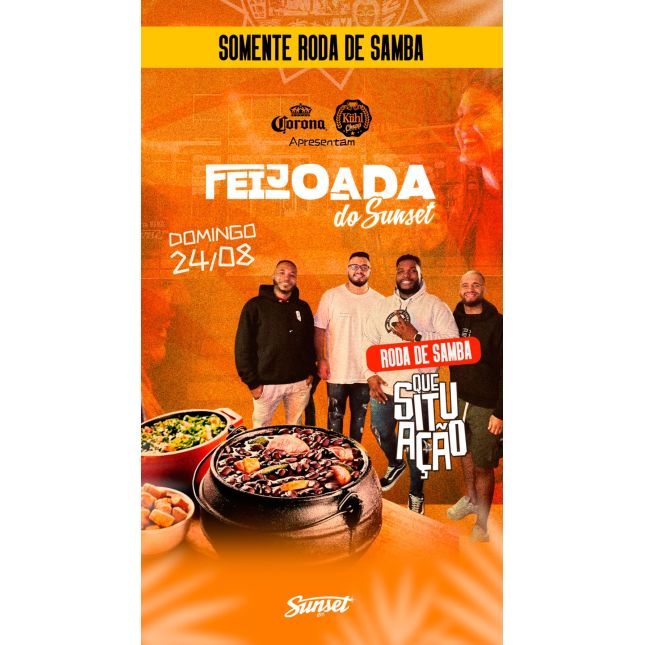 Feijoada do Sunset - Ingresso Roda de Samba