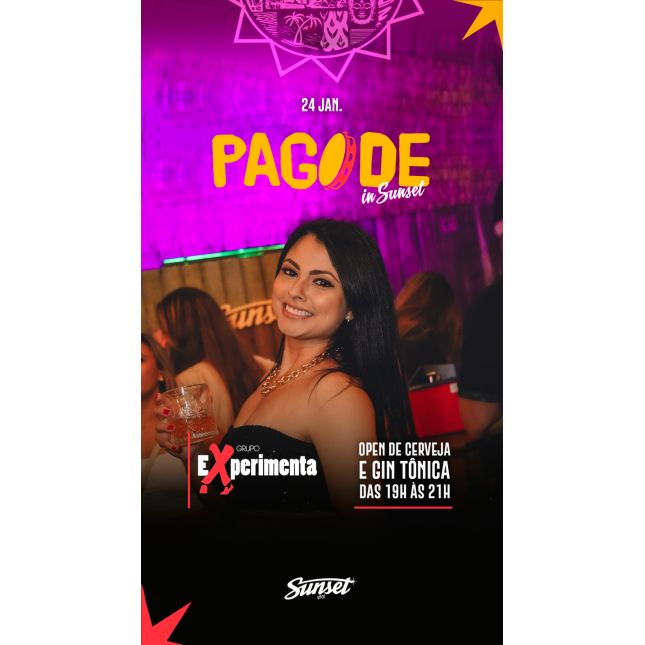 Pagode in Sunset com o Grupo Experimenta | 24/01
